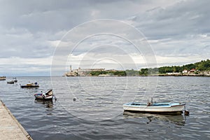 Fishing boats of Cuban fishermen