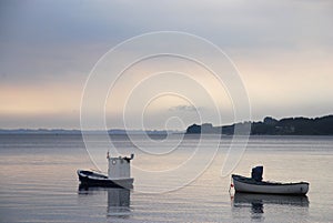 Fishing Boats At Dawn