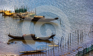 Fishing boats of fishermen