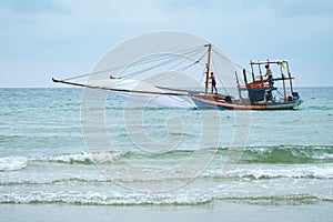 Fishing boats for fishing