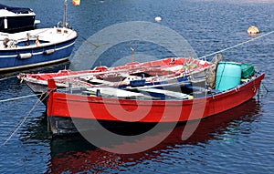 Fishing boats in Galicia. Spain.