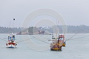 Fishing boats, Galle, Sri Lanka