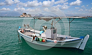 Fishing boats in Greece