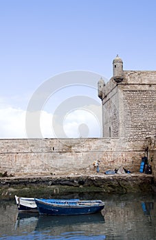 Fishing boats harbor essaouira morocco africa