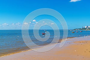 Fishing boats in the indian ocean