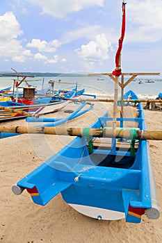 Fishing Boats, Jimbaran Beach, Bali, Indonesia photo