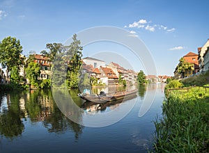 Fishing boats in Klein Venedig Bamberg