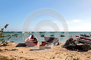 Fishing boats. Macanao, island Margarita, Venezuela