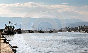 Fishing boats near Molo Longo photo