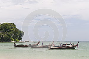 Fishing boats, Patong beach