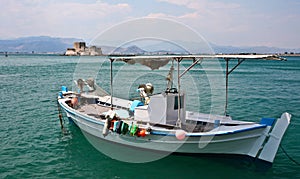 Fishing boats in the Peloponese