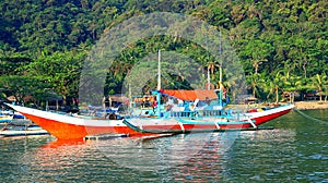 Fishing boats in the philippines