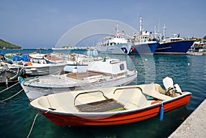 Fishing boats in the port of Vrsar