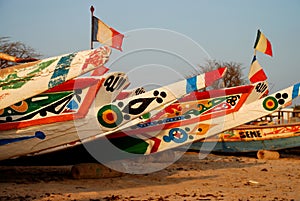 Fishing boats. Saly, Senegal