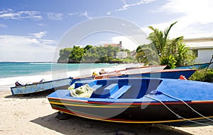 fishing boats, Sauteurs Bay, Grenada