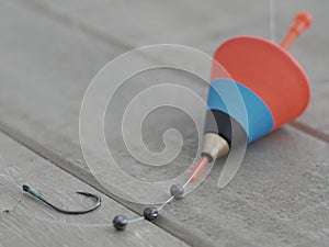 Fishing bobber fish hook