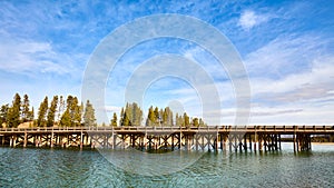 Fishing Bridge in Yellowstone National Park, Wyoming, USA