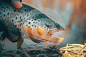 Fishing, brown trout