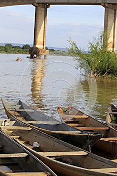 Fishing canoe on the rio san francisco photo