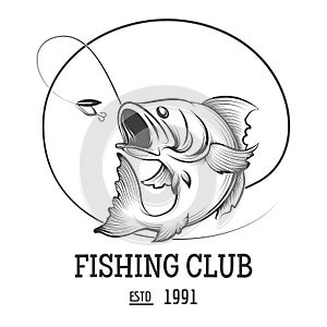 Fishing club logo