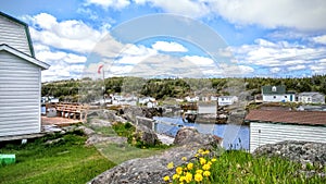 Fishing community of Bragg's Island, Newfoundland.