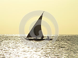 Fishing Dhow Zanzibar, Tanzania