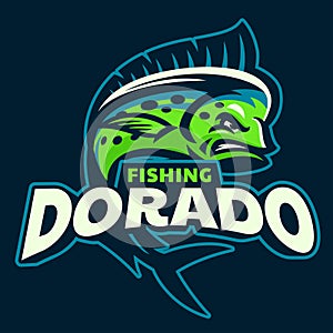 Fishing Dorado Logo Mascot Design photo