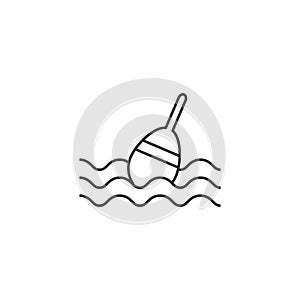 Outline icon - Fishing float