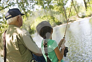 Fishing with Grandpa photo