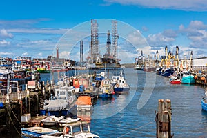 Fishing Harbour of IJmuiden Netherlands