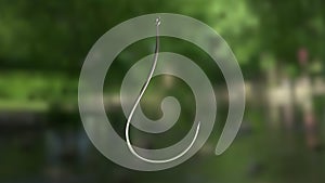 Fishing hook without barb