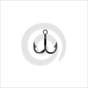 Fishing Hook Icon Vector Illustration