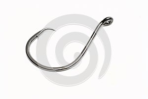 Fishing hook isolated photo