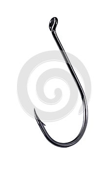 Fishing hook isolated. Clipping path