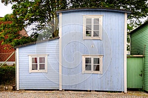 Fishing huts