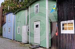 Fishing huts