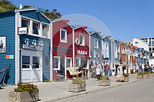 Fishing huts on Helgoland