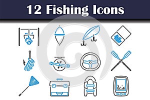 Fishing Icon Set photo