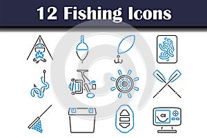 Fishing Icon Set photo