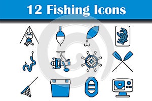 Fishing Icon Set photo