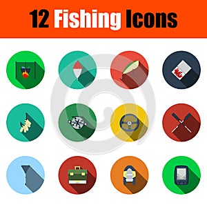 Fishing Icon Set photo