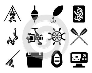 Fishing Icon Set