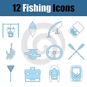 Fishing Icon Set