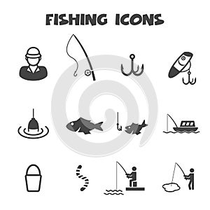 Fishing icons