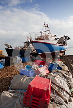Fishing industry England trawler boat