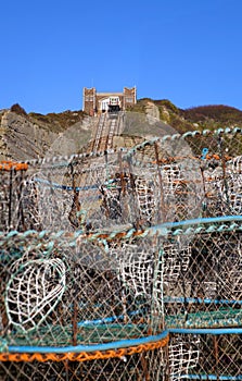 Fishing industry hastings funicular lift tram