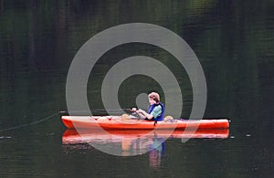 Fishing from Kayak photo