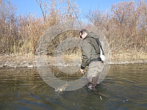 Fishing - lenok trout fishing in Mongolia