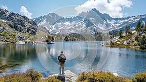 Fishing in Little Lakes Valley.