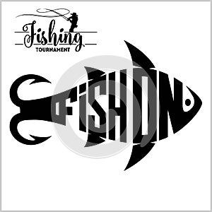 Fishing Logo - vector stock illustration